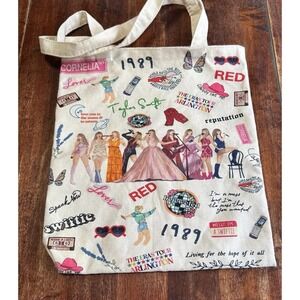 Taylor Swift Canvas Tote Bag Pop Music‎